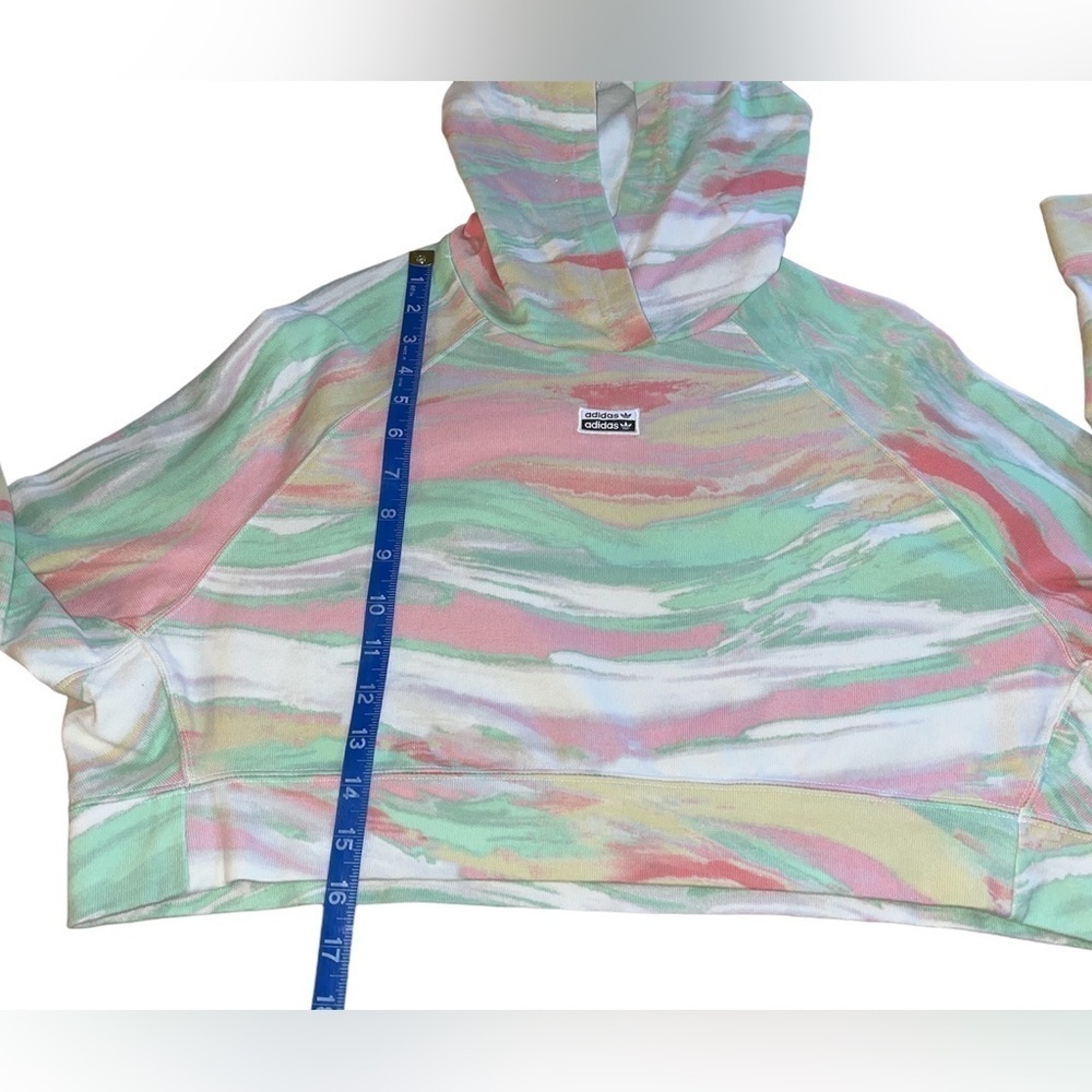 Adidas Pastel marble crop hoodie - Picture 8 of 8